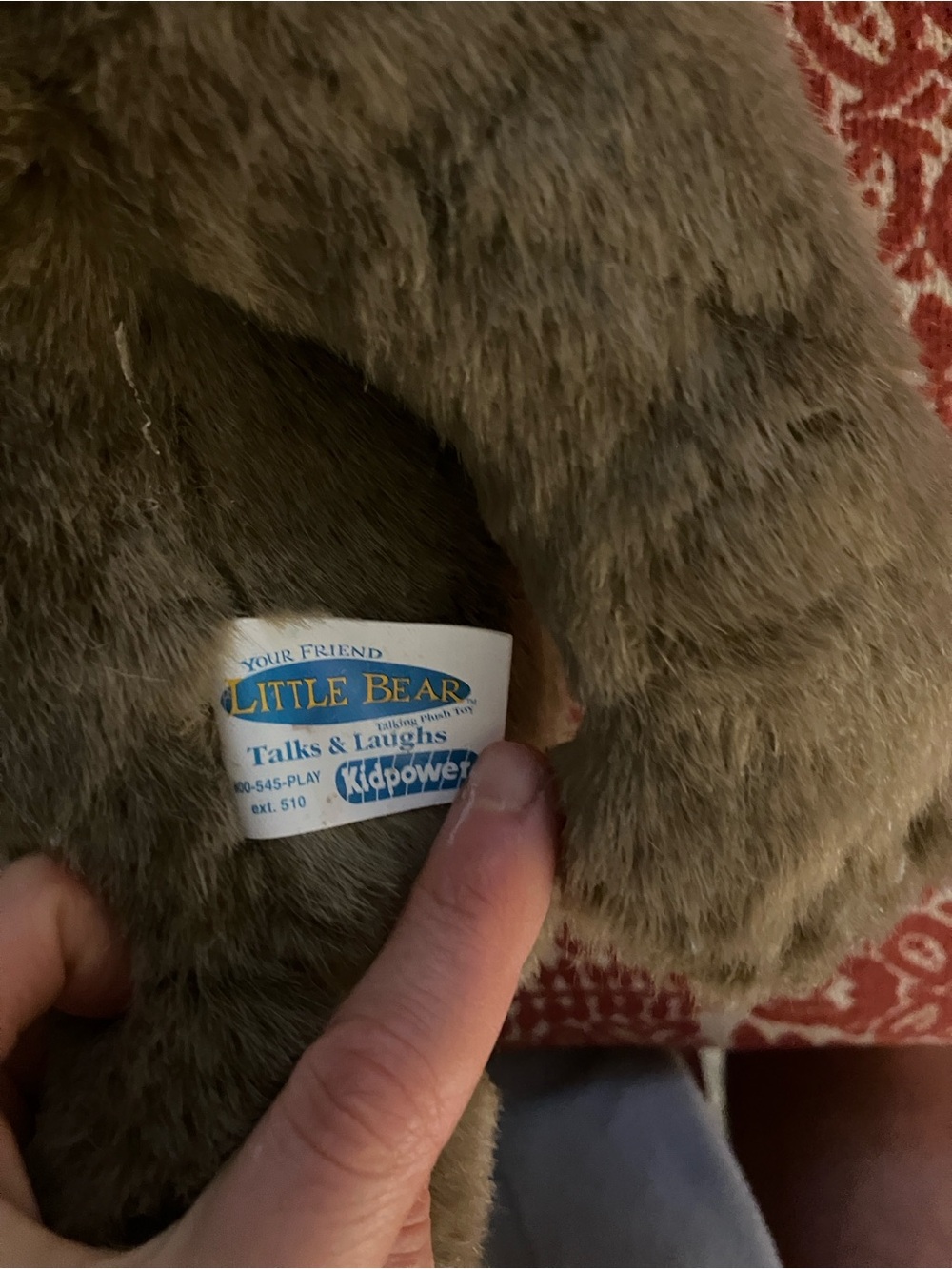 Little Bear Laughing Plush - Picture 3 of 4